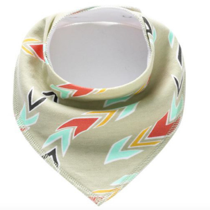 SET 1 Boy 5 Baby Bibs Bandana Handkerchief for Infant Drooling Teething Super Absorbent Bibs Age 0-24M